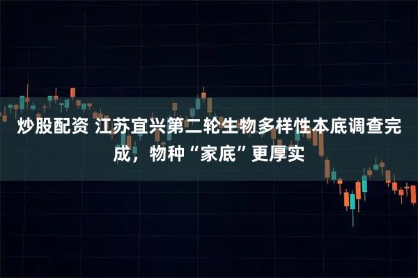 炒股配资 江苏宜兴第二轮生物多样性本底调查完成，物种“家底”更厚实